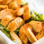 Fitness Meal Lunch Grilled Chicken Steak in Plastic Box